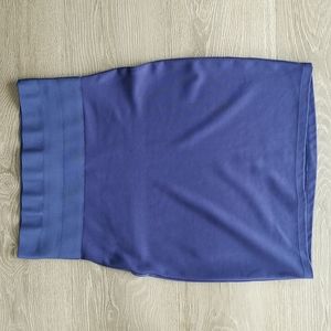 Max Studio Bright Navy High Waisted Skirt - XS